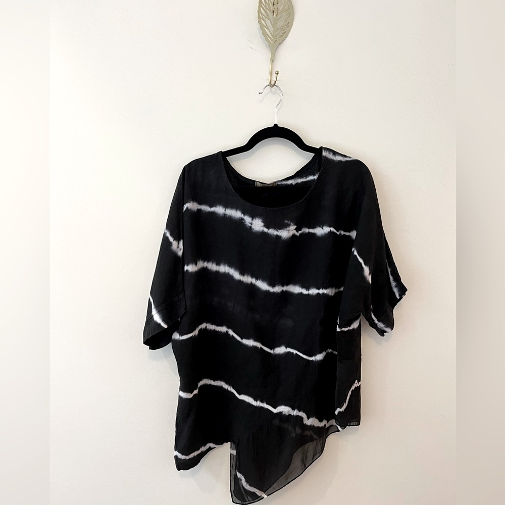 🖤Beyond Capri Tie Dye Boho Tunic